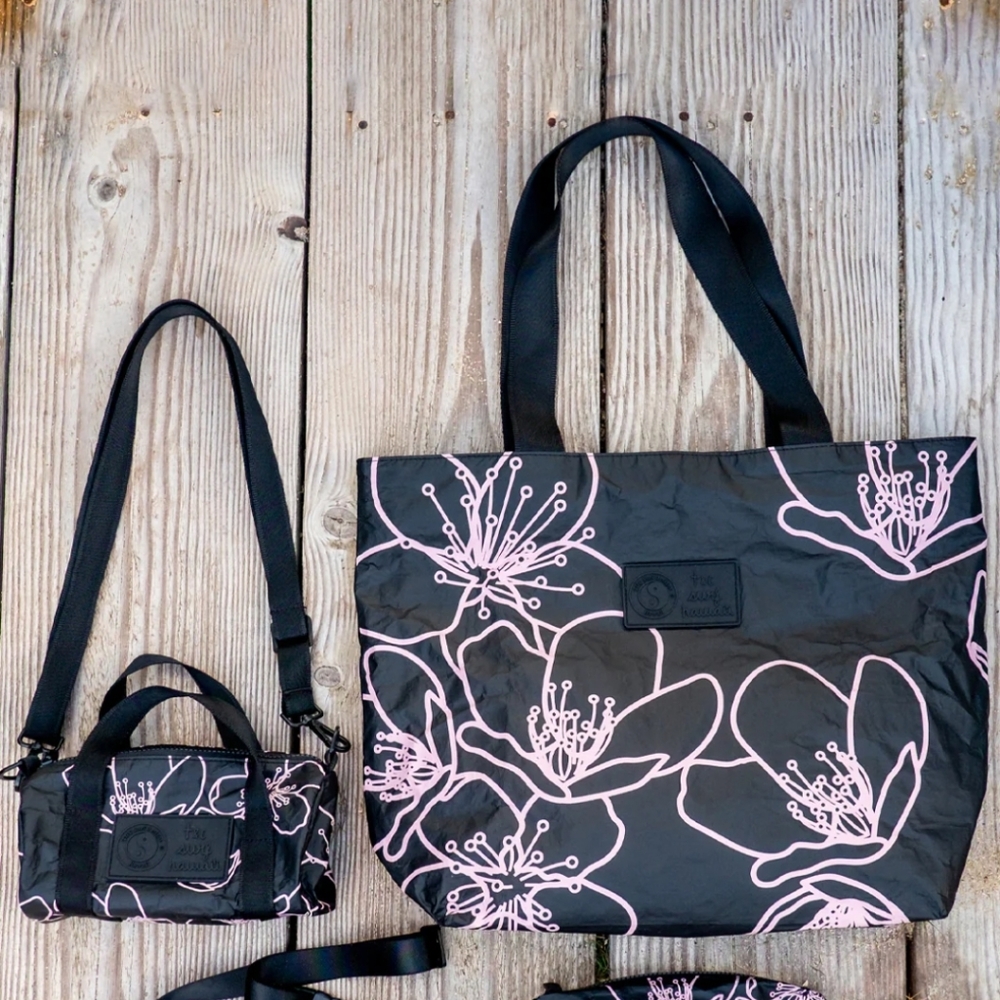 ISO - T&C x Aloha Collection Falling Sakura Daytripper and Mini mini Duffle